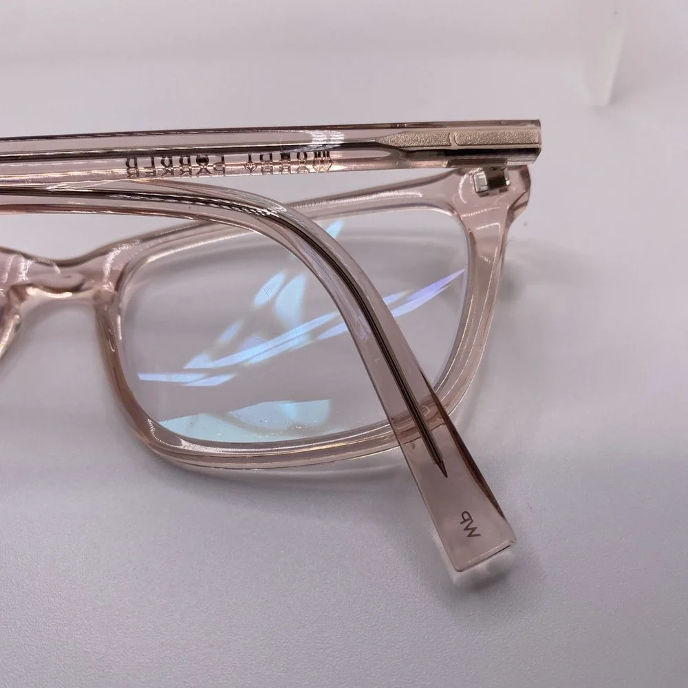 Warby Parker Eyeglasses FRAMES ONLY Welty M 600 52-18-145 Beige Translucent 452